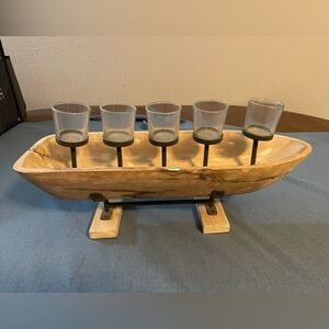 Centerpiece/Home Decor Tea Candle Boat